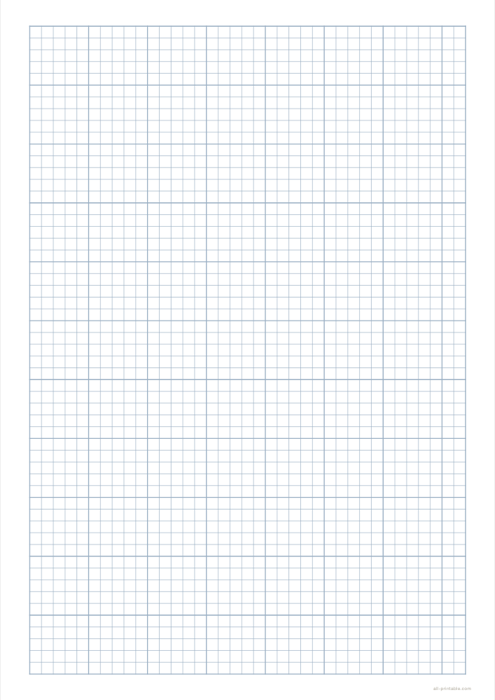 A graph paper sheet made with this generator